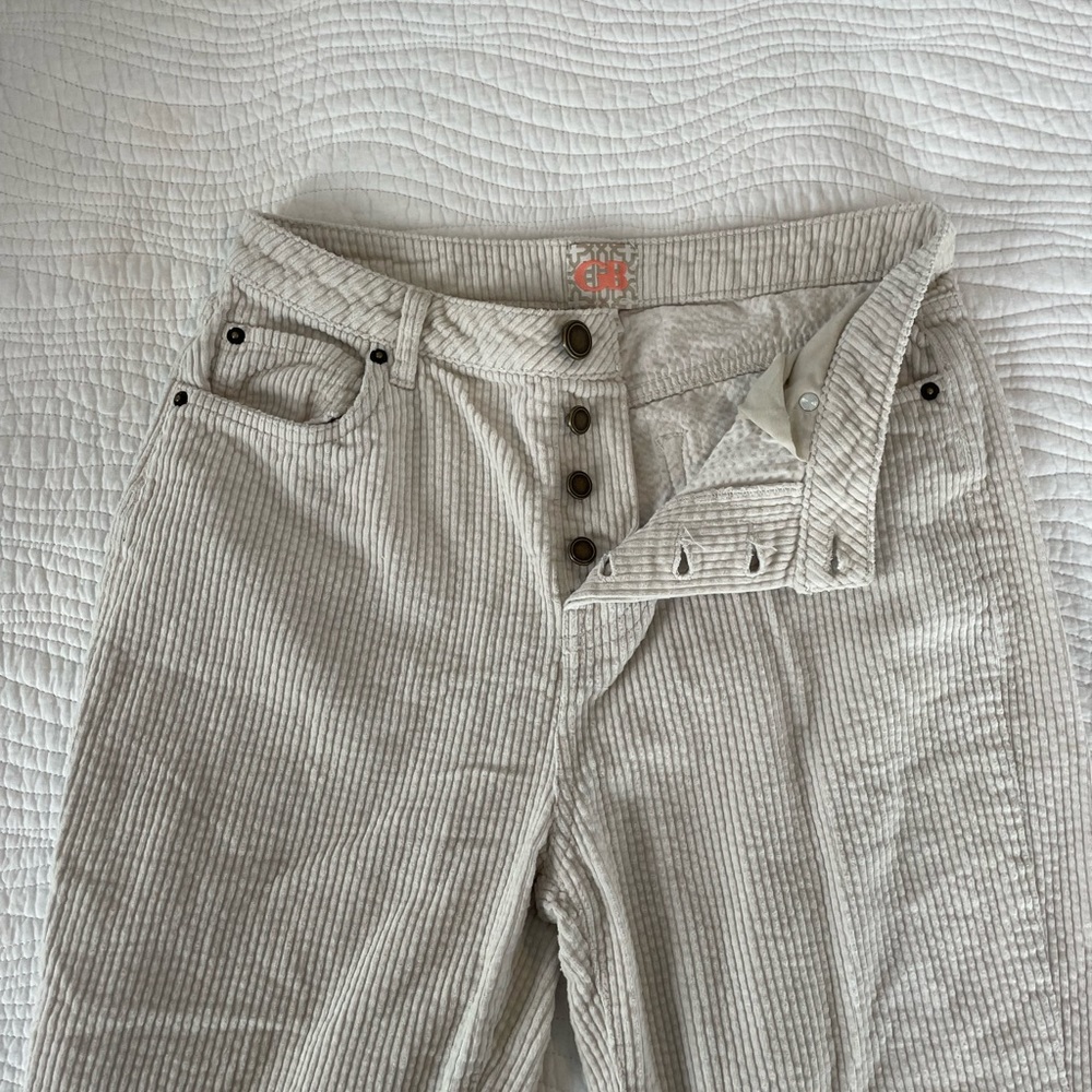 Corduroy boot cut pants